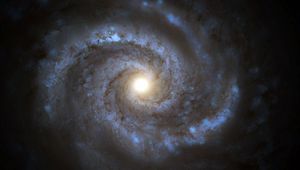 Preview wallpaper galaxy, spiral, glow, space, universe
