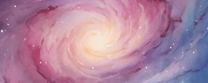 Preview wallpaper galaxy, spiral, stars, space, purple