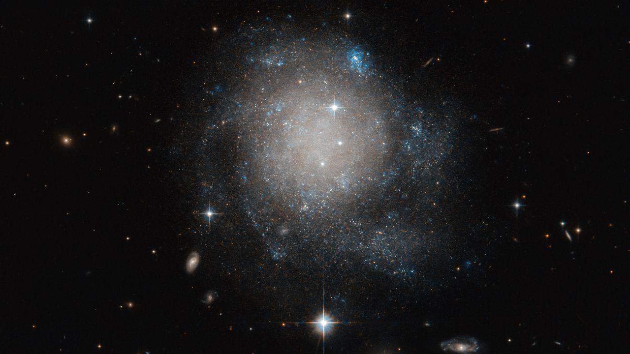 Wallpaper galaxy, spiral, stars, space