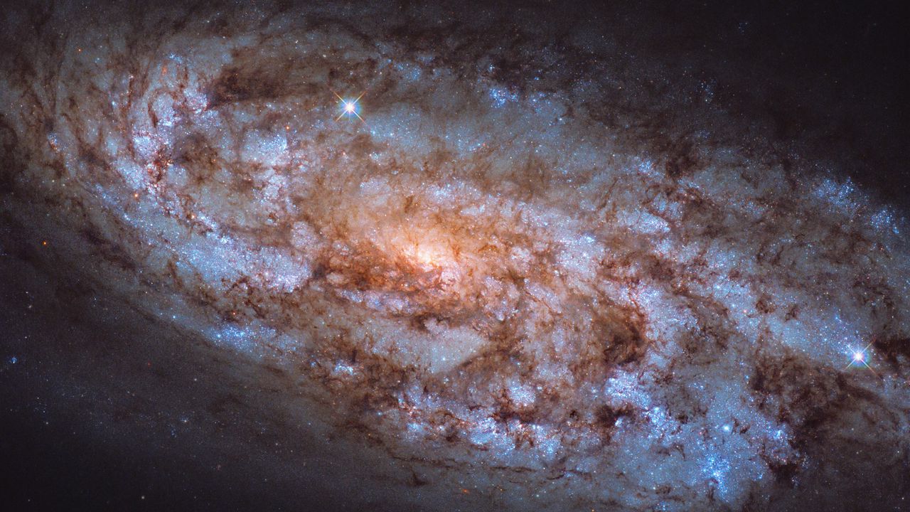 Wallpaper galaxy, spiral, stars, nebula, space
