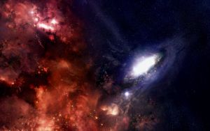 Preview wallpaper galaxy, stars, black holes, universe