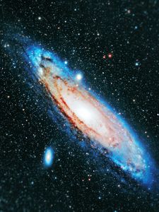 Preview wallpaper galaxy, stars, glow, space