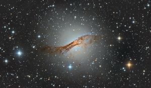 Preview wallpaper galaxy, stars, light, glare, space, universe