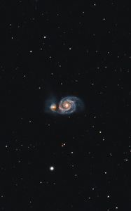Preview wallpaper galaxy, stars, shine, space, black
