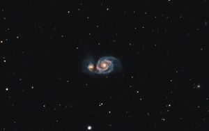 Preview wallpaper galaxy, stars, shine, space, black