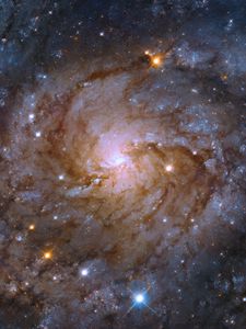 Preview wallpaper galaxy, stars, space, nebula, glow