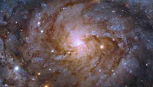 Preview wallpaper galaxy, stars, space, nebula, glow