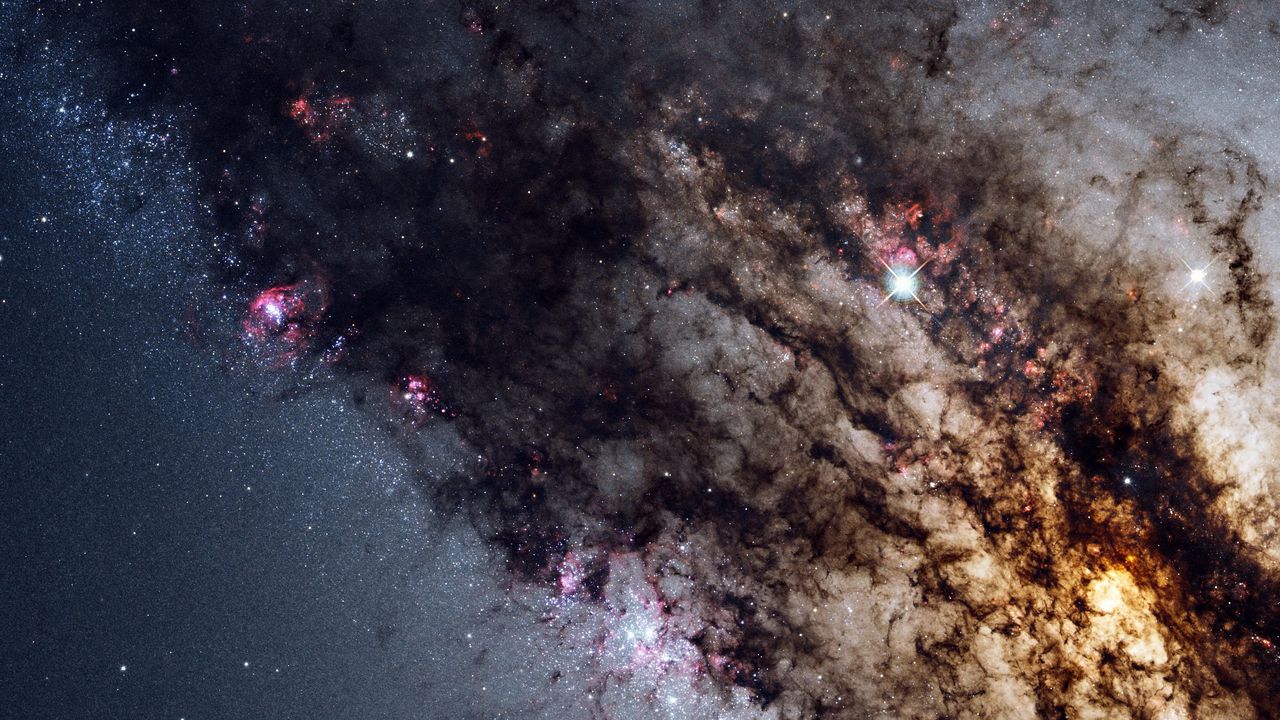 Wallpaper galaxy, universe, stars, glitter, space