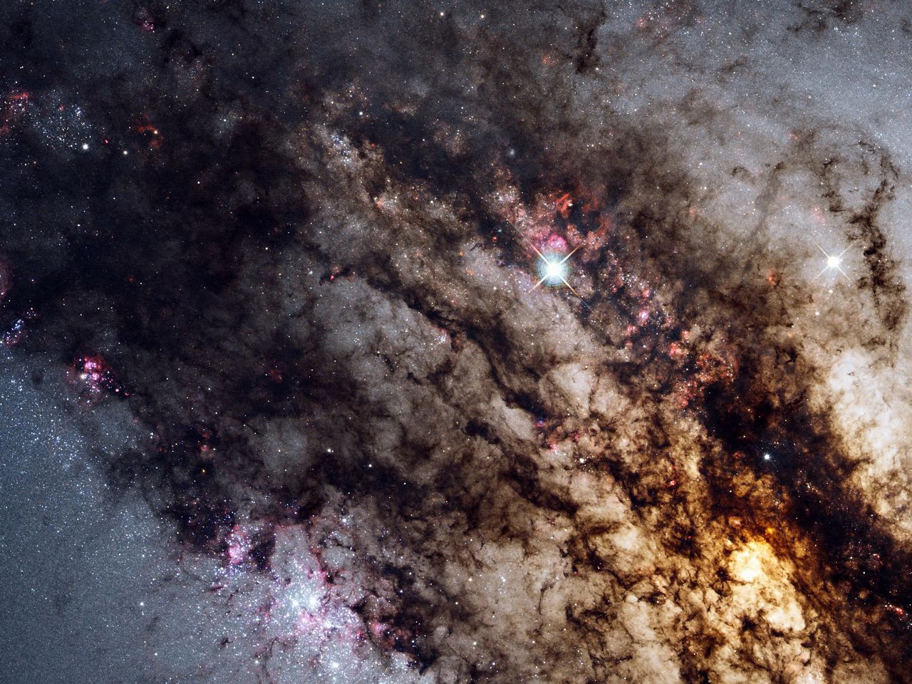 1280x960 Wallpaper galaxy, universe, stars, glitter, space