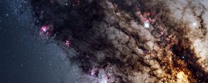 Preview wallpaper galaxy, universe, stars, glitter, space