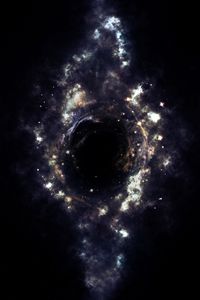 Preview wallpaper galaxy, universe, stars, cluster, shine