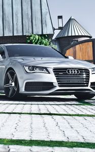 Preview wallpaper garage, audi, auto, audi a7, car