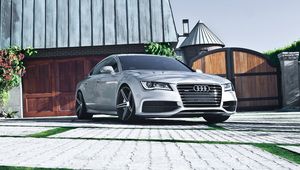 Preview wallpaper garage, audi, auto, audi a7, car