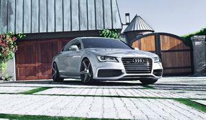 Preview wallpaper garage, audi, auto, audi a7, car