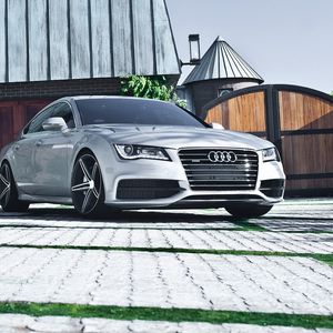 Preview wallpaper garage, audi, auto, audi a7, car