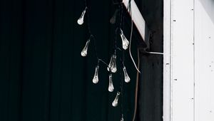 Preview wallpaper garland, bulbs, wire, decoration