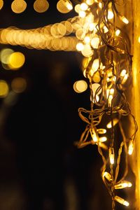 Preview wallpaper garland, light, lights, bokeh