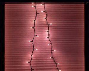 Preview wallpaper garland, light, mesh, red, dark