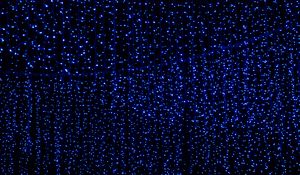 Preview wallpaper garland, light, neon, decoration, glow, blue