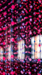 Preview wallpaper garlands, lights, colorful, decoration, glow