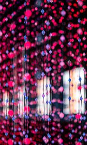 Preview wallpaper garlands, lights, colorful, decoration, glow