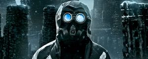Preview wallpaper gas mask, mask, respirator, man, radiation