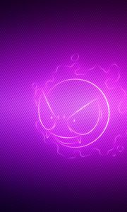 Preview wallpaper gastly, pokemon, purple, light