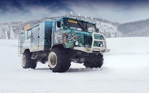 Preview wallpaper gaz 66, off road, tuning, airbrush