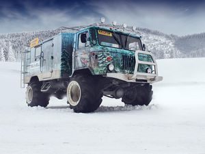 Preview wallpaper gaz 66, off road, tuning, airbrush