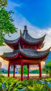 Preview wallpaper gazebo, architecture, roof, china
