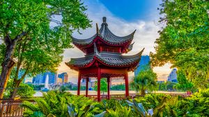 Preview wallpaper gazebo, architecture, roof, china