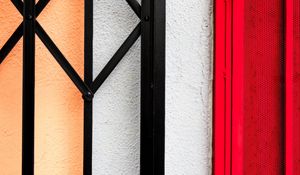 Preview wallpaper geometry, lattice, door, red, white