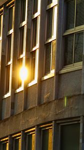 Preview wallpaper geometry, windows, building, light, lines