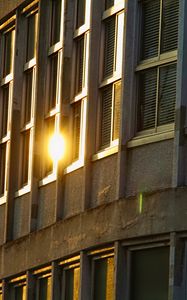 Preview wallpaper geometry, windows, building, light, lines