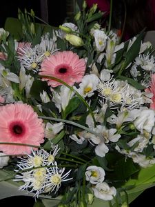 Preview wallpaper gerbera, flower, bouquet, decoration, beauty