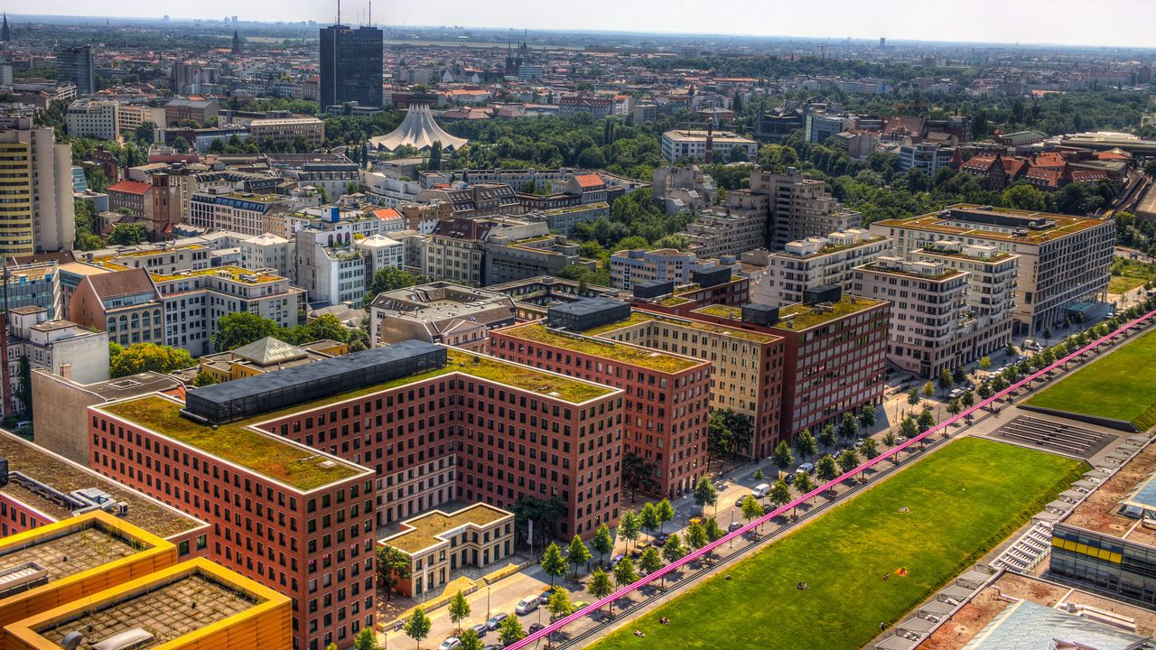 Wallpaper germany, berlin, metropolis, buildings, hdr
