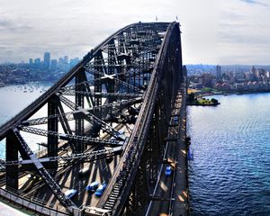 Preview wallpaper germany, bridge, river, sea, buildings