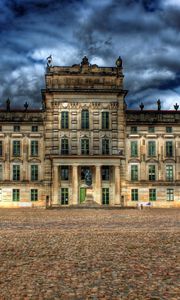 Preview wallpaper germany, building, castle, old, sky, hdr