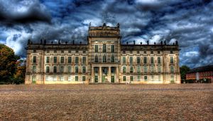 Preview wallpaper germany, building, castle, old, sky, hdr