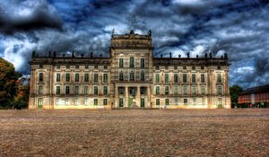 Preview wallpaper germany, building, castle, old, sky, hdr