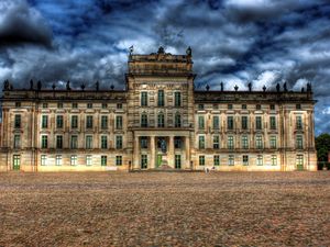 Preview wallpaper germany, building, castle, old, sky, hdr