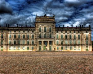 Preview wallpaper germany, building, castle, old, sky, hdr