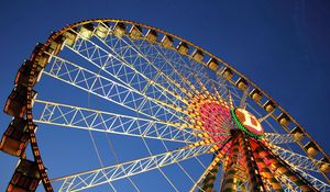 Preview wallpaper germany, stuttgart, ferris wheel