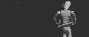 Preview wallpaper gestalta, mannequin, figure, bw