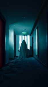 Preview wallpaper ghost, cape, corridor