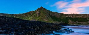 Preview wallpaper giants causeway, bushmills, shore, stones