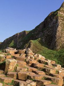 Preview wallpaper giants causeway, county antrim, ireland, mountain, stones