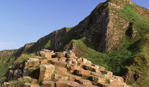 Preview wallpaper giants causeway, county antrim, ireland, mountain, stones