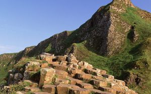 Preview wallpaper giants causeway, county antrim, ireland, mountain, stones