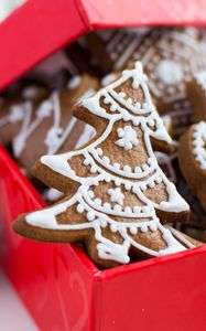 Preview wallpaper gingerbread, cookies, new year, christmas, baking